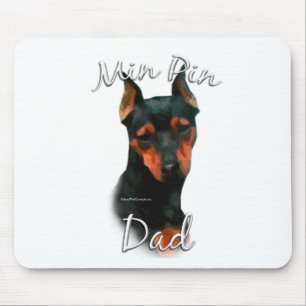Pappa 2 för miniatyrPinscher (blk) Musmatta