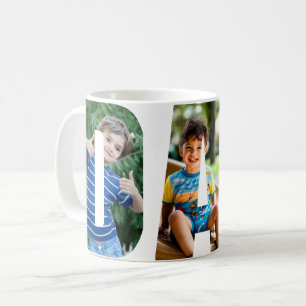 PAPPA 3 Fotoutskärning Brev Kaffemugg