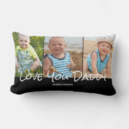 Pappa 3 Photo Dekorativ kudde