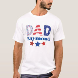 Pappa 4 juli Patriotic T-shirt