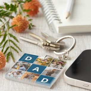 Pappa 7 Många Photo Grid, Memento Keepsaké Gift