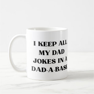Pappa-a-base Funny Pappa Jokes Fars dag citat Mugg