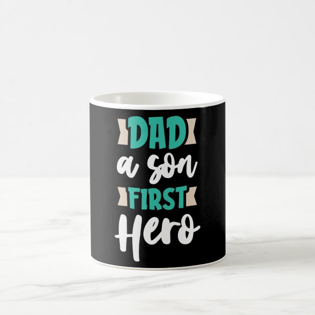 Pappa a son First Hero Kaffemugg (Center)