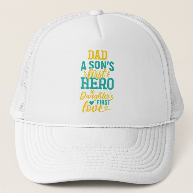Pappa - A Son's First Hero, A Dotter's First Kärle Keps (Framsida)