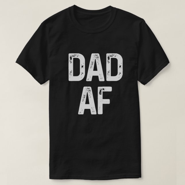 Pappa AF Funny Manar Fars dag Gift T Shirt (Design framsida)
