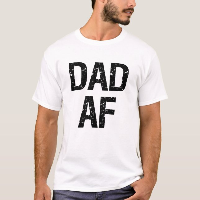 Pappa AF rolig far-skjorta T-shirt (Framsida)