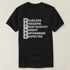 Pappa Akronym Den Bästa Pappan Någonsin Fars Dag T Shirt
