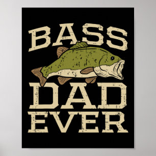 Pappa Aldrig Fiskare Fiskare Fars dag Pappa Gi Poster
