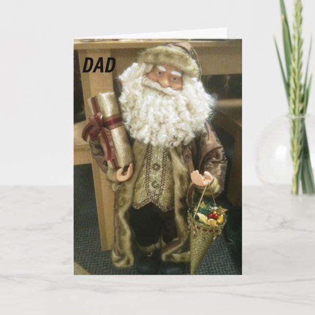 "PAPPA" ALLT SOM ÄR MERRY ÖNSKAR DIG HELGKORT (Framsida)