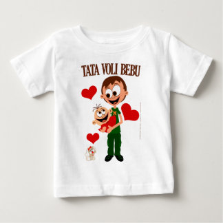 Pappa älskar bebis - Baby t-shirt