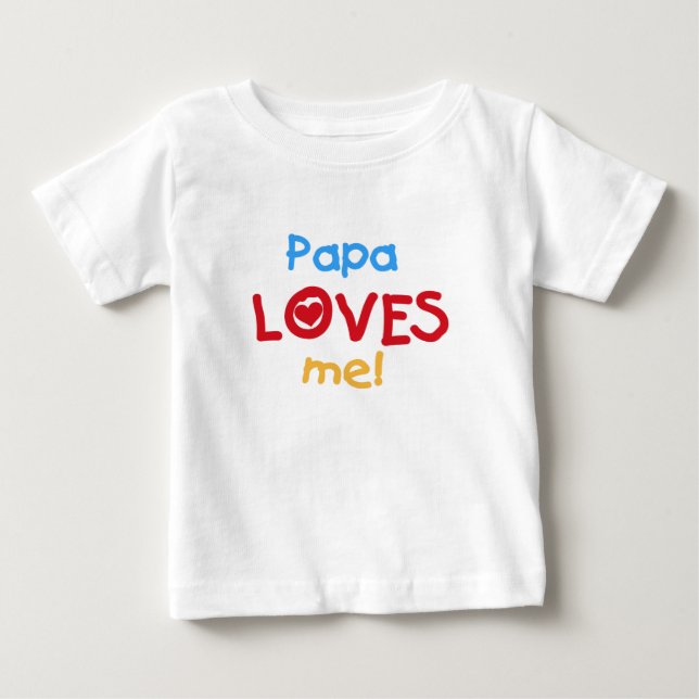 Pappa älskar mig t shirt (Framsida)