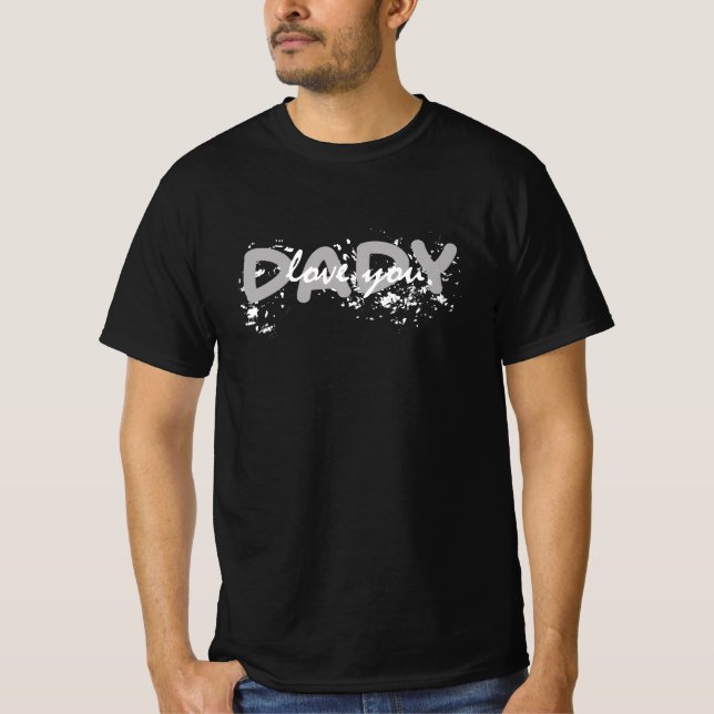 pappa älskar t shirt (Framsida)