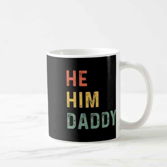 Pappa Älskare Valentine Quote Roligt Han pappa 3 Kaffemugg (Höger)