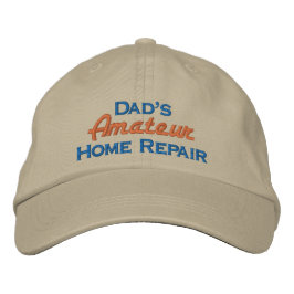Pappa Amateur Home Repair Broderad Keps