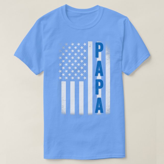 PAPPA American Flagga Shirt Fars dag 2020 T Shirt (Design framsida)