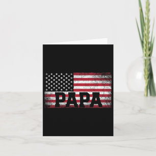 Pappa amerikansk flagg fars dag 4 juli present G Kort