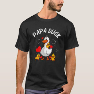 Pappa Anka Lubbig Anka Älskare-gåva För manar Papp T Shirt