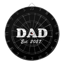 Pappa Anpassningsbar Fastställt datum för modern r Darttavla