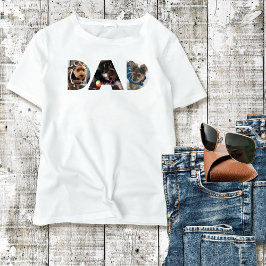 PAPPA Anpassningsbar Photo | HUND ÄLSKARE | HUND P T Shirt