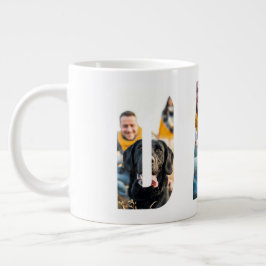 Pappa Anpassningsbara Foto Ramar Fars Dag Födelsed Jumbo Mugg