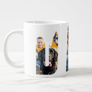 Pappa Anpassningsbara Foto Ramar Fars Dag Födelsed Jumbo Mugg