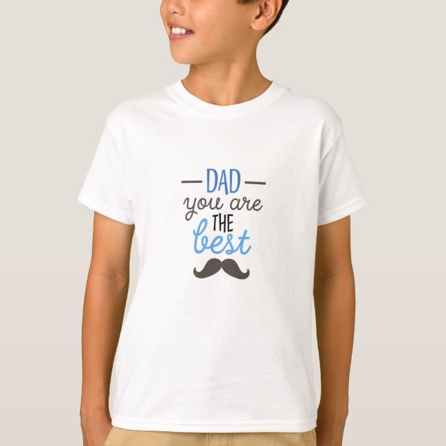 Pappa är den bästa finne Fars dag-gåvan T Shirt (Framsida)