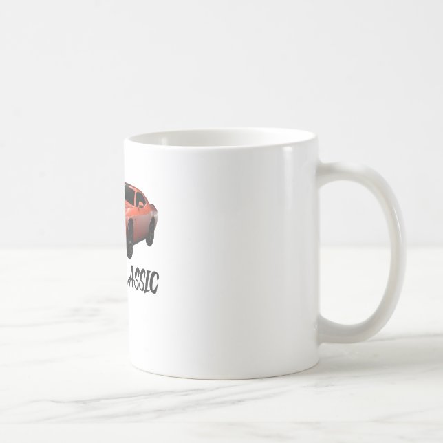 pappa är du klassisk Dodge Challenger SRT Hellcat  Kaffemugg (Höger)