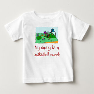 Pappa är en Basketball Coach baby-skjorta T-shirt
