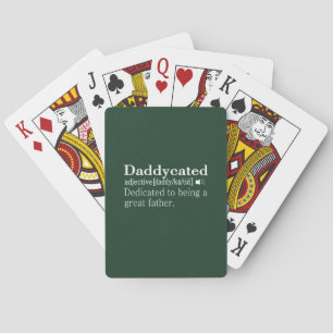 Pappa är hängiven faderskapet casinokort