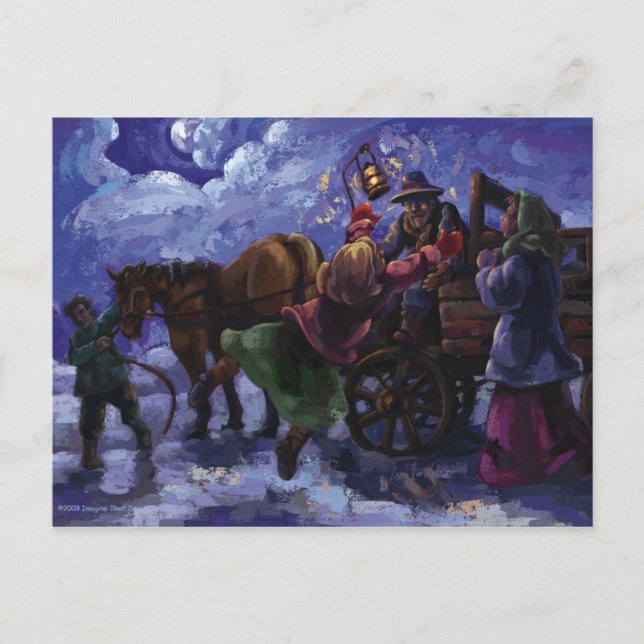 Pappa är hem vykort (Framsida)