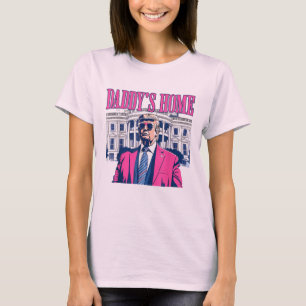 Pappa är hemma Trump Rosa 2024 Ta Amerika Tillbaka T Shirt