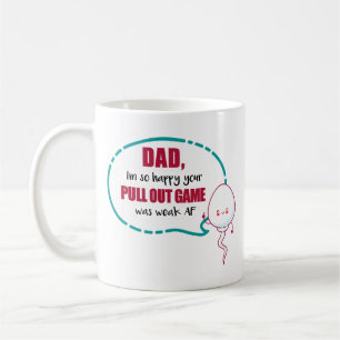 Pappa är jag så Lycklig att ditt spel var svagt AF Kaffemugg