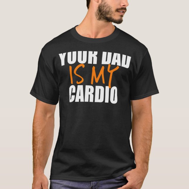 Pappa är min bakgrundsutskrift i bakgrunden t shirt (Framsida)