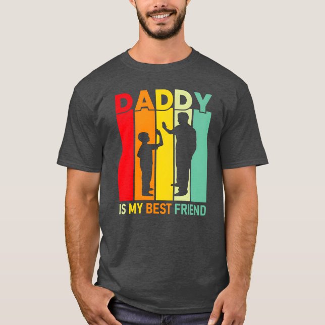 Pappa är min bästa vän-vintage t shirt (Framsida)