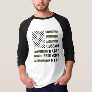 Pappa är min beskyddare Black ( Fars dag Gift T Shirt