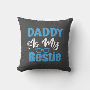 Pappa är min Bestie, bästa Fars dag-gåva Kudde
