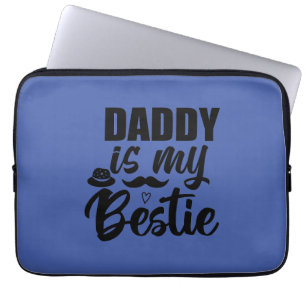 Pappa är min Bestie, Speciell Bond med Pappa Laptop Fodral