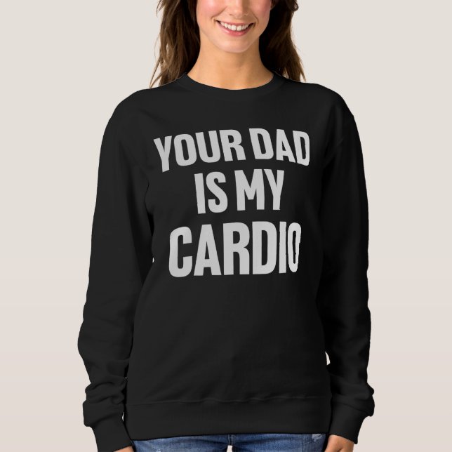 Pappa är min Cardio Fars dag Womens Manar Kid T Shirt (Framsida)