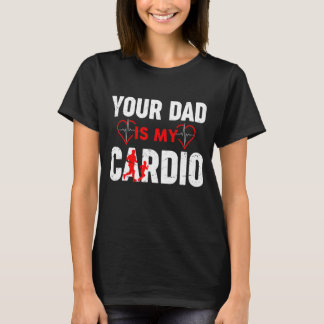Pappa är min Cardio Pappa & Son Fars dag T Shirt