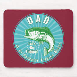 Pappa är min favoritfiskekompis musmatta