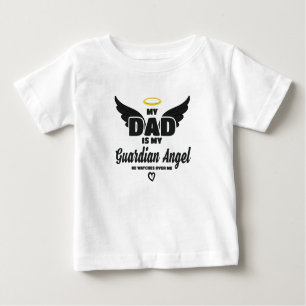 Pappa är min guardiska ängel vaknar över mig i min t shirt