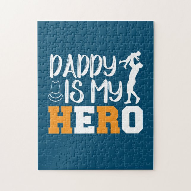 Pappa är min Hero Pussel (Vertikal)