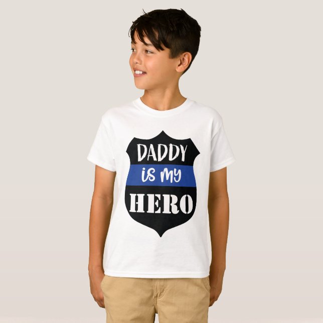 Pappa är min Hero T Shirt (Hel framsida)
