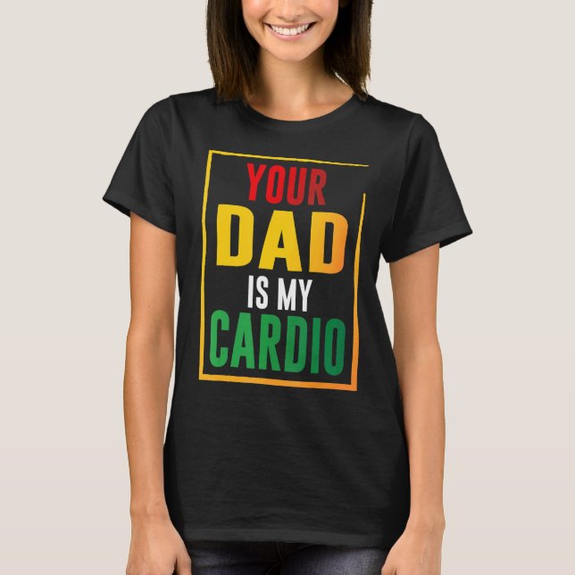 Pappa är min hjärna t shirt (Framsida)