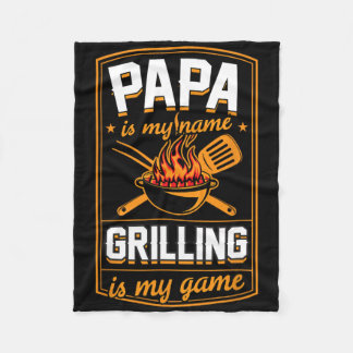 Pappa är min Namn grillning är min glans Grill Da Fleecefilt