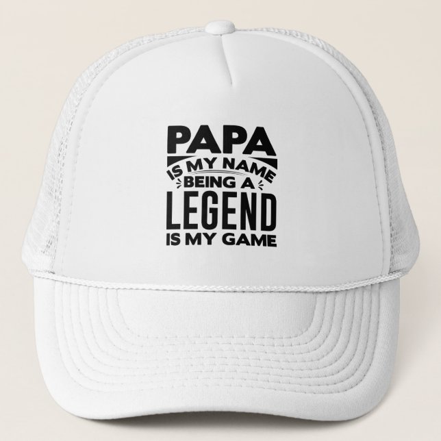 Pappa är min Namn som en Legend Keps (Framsida)