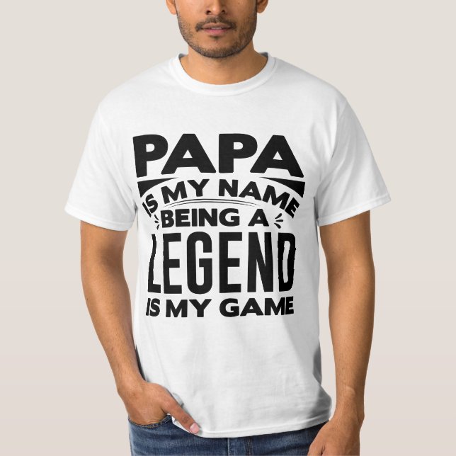 Pappa är min Namn T Shirt (Framsida)