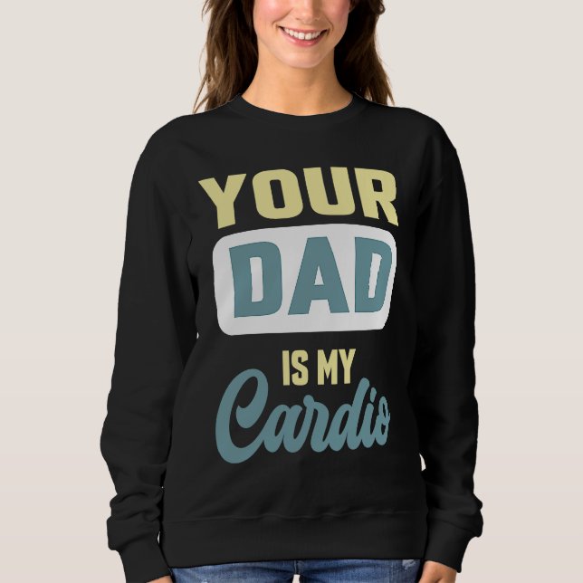 Pappa är min partnerkaffe för Cardio Gym T Shirt (Framsida)