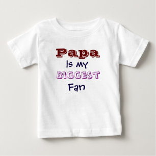 Pappa är min största fläkt Infant Småbarn T-Shirt