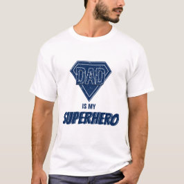 Pappa är min superhjälte Fars dag T-Shirt